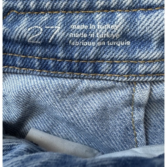 Pilcro Anthropologie Women's Size 27 Light Wash Wide Leg Jeans High Rise Cotton - Picture 2 of 10